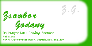 zsombor godany business card