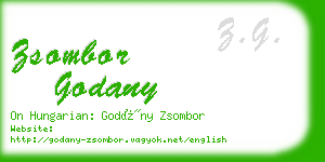 zsombor godany business card